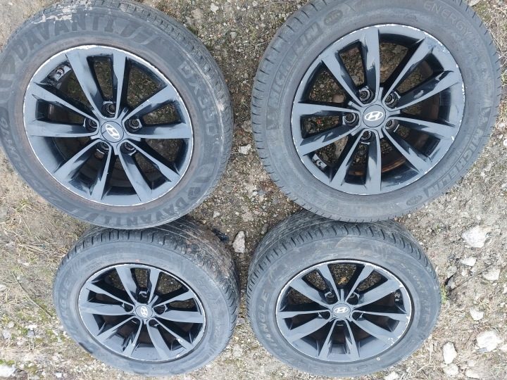 HYUNDAI I40 КОЛЕСА 7Jx16 ЛИТЫЕ ДИСКИ С ШИНАМИ, фото 1