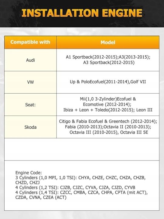 БЛОКИРАТОР ГРМ VW SKODA A3 1.0 1.2 1.4 TSI TFSI, фото 3