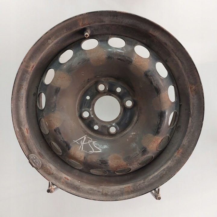 4× Штампованный диск Fiat OE 500, Panda 5.5" x 14" 4x98 ET 35, фото 3