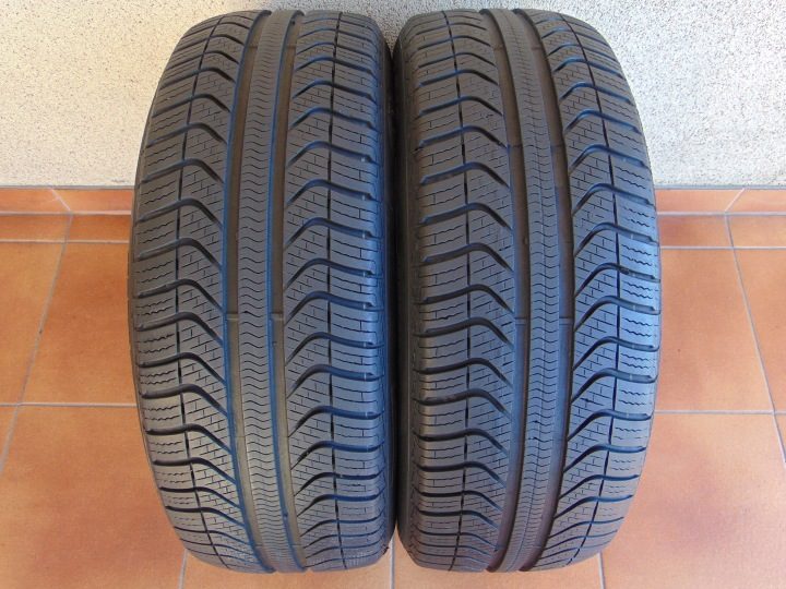 2× Шина всесезонная Pirelli Cinturato All Season Plus 205/55R16 91 В сцепление на снегу (3PMSF), фото 1