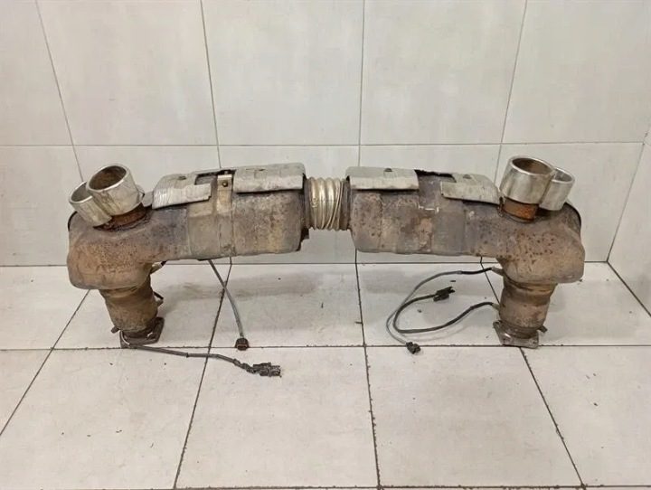 Глушитель выпускной турбо Porsche 911 996 99611102775 X54, фото 8