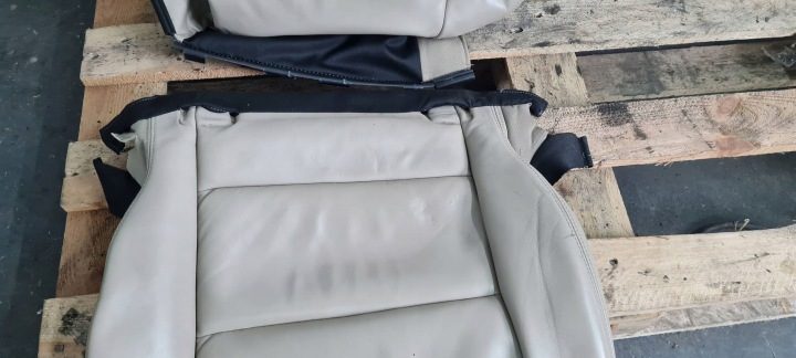 A6 C6 РЕСТАЙЛИНГ ОБШИВКА КОЖА СИДЕНЬЯ ЛЕВОЕ ПЕРЕДНЕЕ KARDAMONBEIGE, фото 4