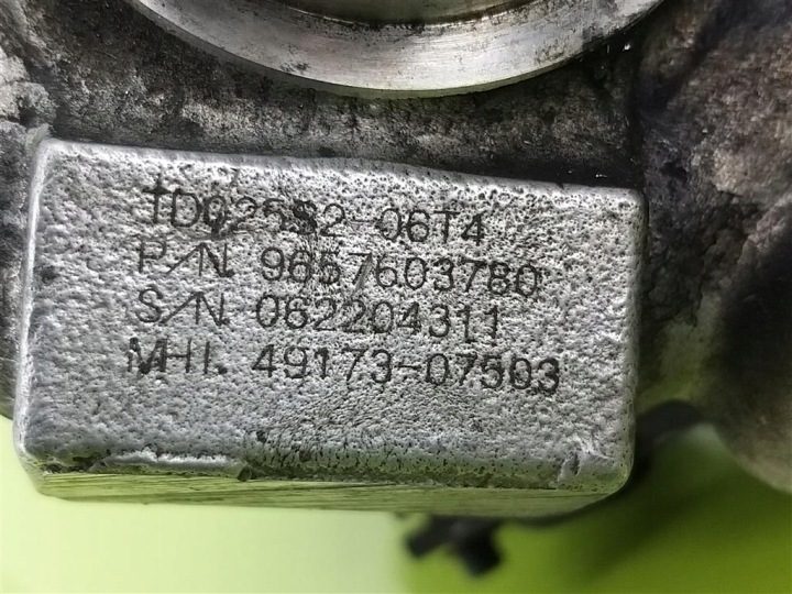 Турбина Citroen C4 I 2004-2010 1,6 HDI TD025S2 ОРИГИНАЛ, фото 5