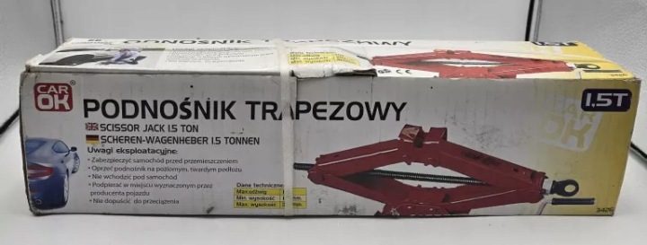 Домкрат ромбический Delphi Tools 2T 2000 кг 115-410 мм, фото 1
