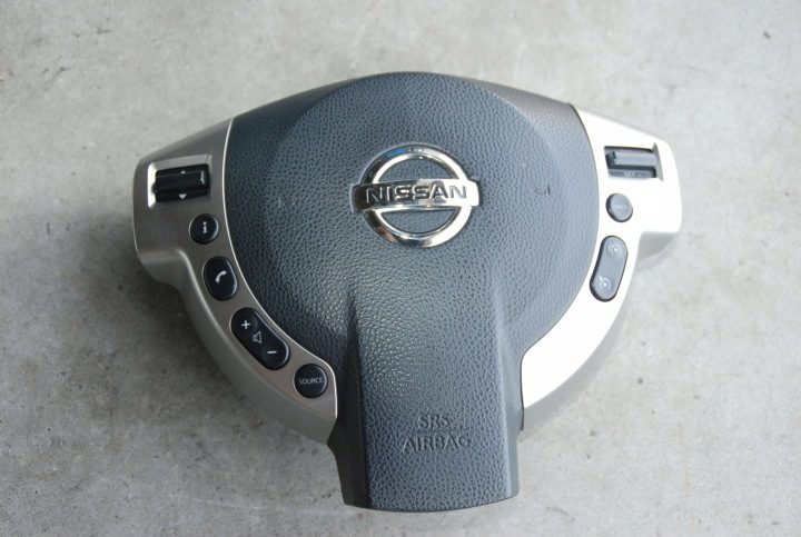 NISSAN QASHQAI 1 I J10 РЕСТАЙЛИНГ 09-13 МУЛЬТИФУНКЦИОНАЛЬНАЯ ПОДУШКА ВОДИТЕЛЯ AIRBAG, фото 1