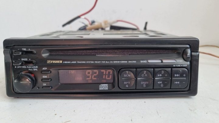 Магнитола CD Fisher DX-E700 Mercedes BMW Audi винтажная JAPAN, фото 4