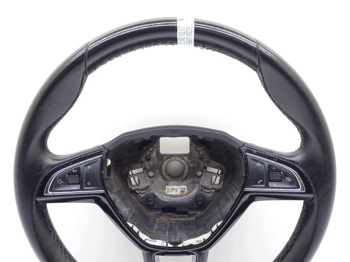 РУЛЬ КОЖАНЫЙ МУЛЬТИФУНКЦИОНАЛЬНЫЙ SKODA SUPERB III 3V 3V0419091L, фото 5