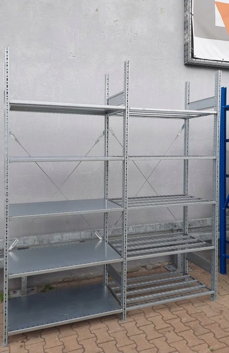 Стеллаж półkowy слесарный regały magazynowe полка оцинкованная SCHAFER wys. 245 см, фото 4