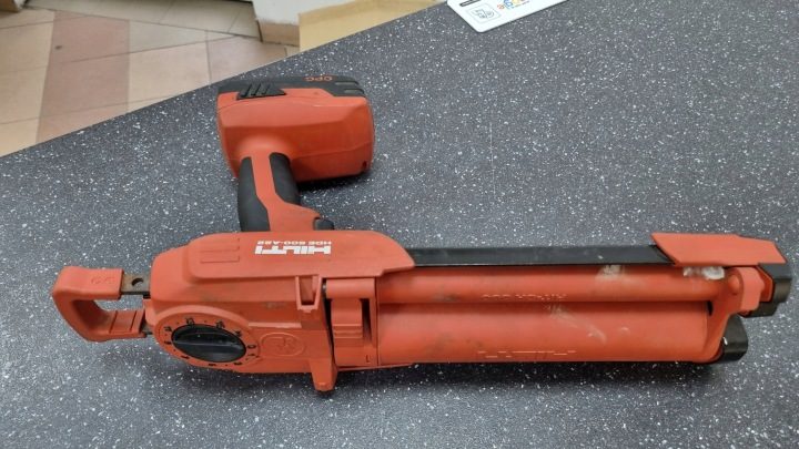 АККУМУЛЯТОРНЫЙ ДОЗАТОР HILTI HDE 500-A12 + 3X АКБ + ЗАРЯДНОЕ УСТРОЙСТВО, фото 5