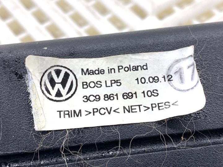 ШТОРКА БАГАЖНИКА СЕТКА VW PASSAT B7 Универсал 10-15 3C9861691 ЗАЩИТА, фото 5