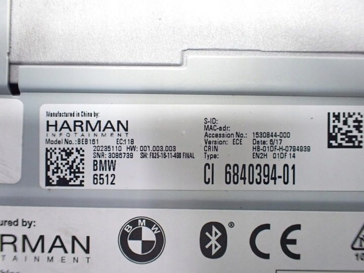 Навигация магнитола дисплей 6840394 9269020 рестайлинг BMW X3 F25 II 17 г., фото 13