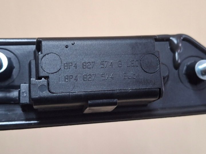 AUDI A3 8P A4 B7 A6 C6 НАКЛАДКА ПОДСВЕТКА НОМЕРА КНОПКА 8P4827574, фото 6
