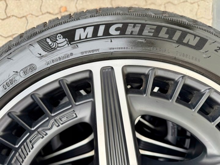 ЛИТЫЕ ДИСКИ MERCEDES EQE 43 AMG 4Matic V295 Оригинальные 20 Зимние Черные МАТОВЫЕ, фото 5