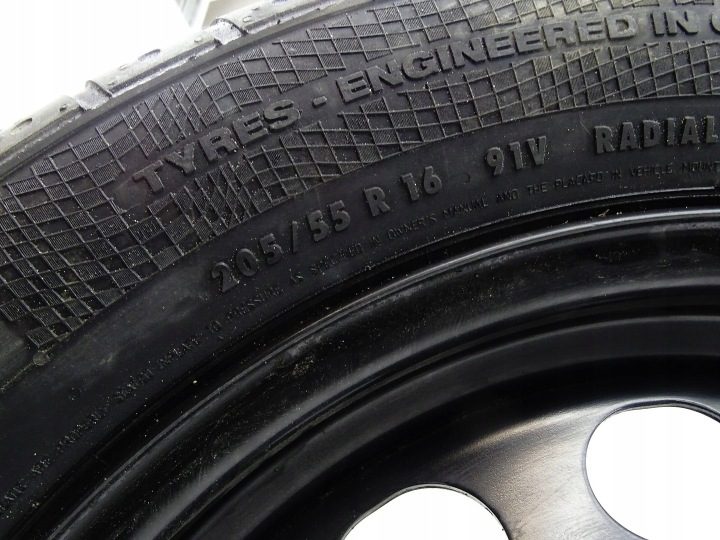 ДОКАТКА ЗАПАСНАЯ SKODA OCTAVIA II R16 5X112 16" 205/55 1K0601027K, фото 6