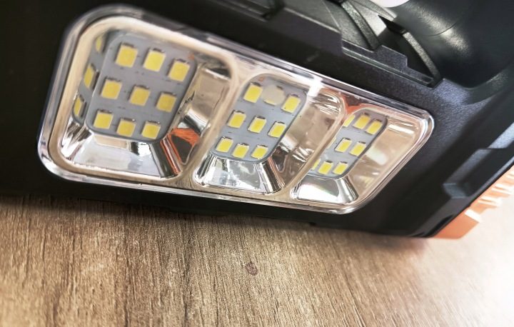 МОЩНЫЙ ФОНАРИК АККУМУЛЯТОРНЫЙ ПРОЖЕКТОР МУЛЬТИФУНКЦИОНАЛЬНЫЙ 25W СОЛНЕЧНЫЙ ТУРИСТИЧЕСКИЙ, фото 7