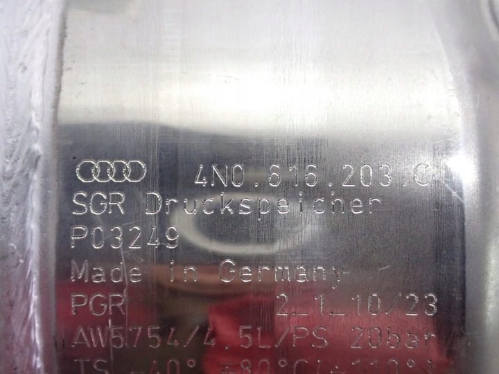 Ресивер подвески пневмоподвески 4N0616203C Audi A8 D5 4N 24 г., фото 3