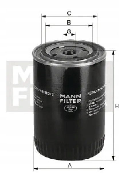 Mann-Filter W 713/18 Фильтр масляный, фото 13