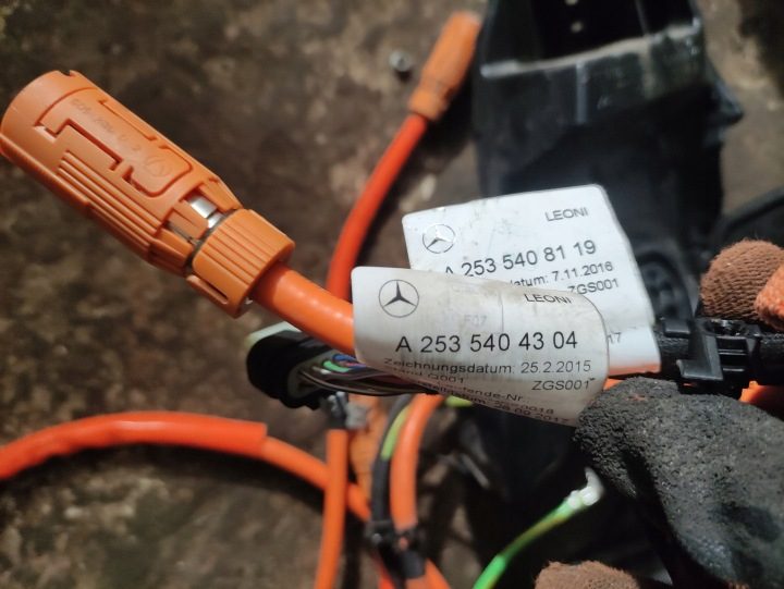 Mercedes W253 GLC Кабель зарядки батареи гибрид, фото 3