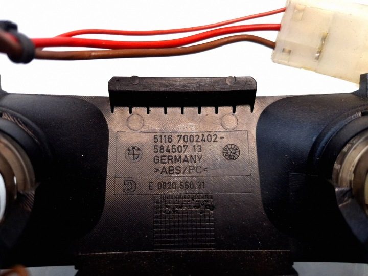 ОРИГИНАЛЬНОЕ BMW 7 E65 E66 2005 Гнездо прикуривателя заднее 58450713, фото 4
