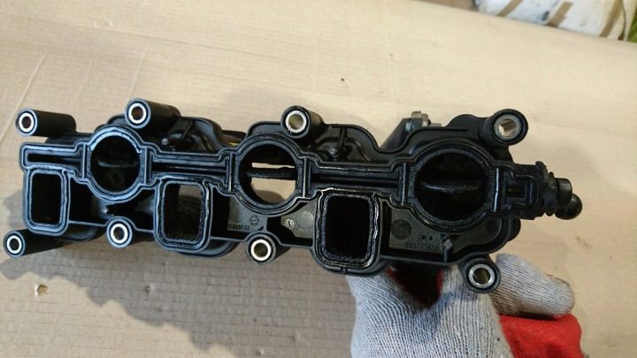 Впускной коллектор привод заслонок wirowych 3.0 TDI 059129086L 059129711CH, фото 3
