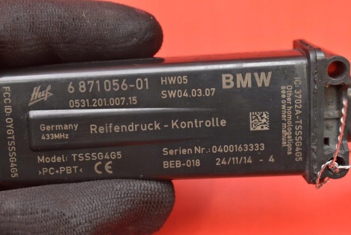 ДАТЧИК ДАВЛЕНИЯ ШИН RDC 6871056-01 BMW F10 F11 РЕСТАЙЛИНГ 13-17, фото 8