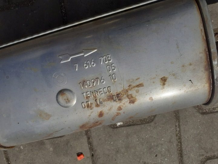 BMW F20 F21 N13 глушитель 7616704 7616703 в сборе, фото 4