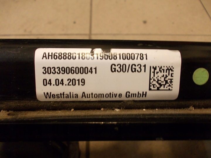 КРЮК BMW G30 G31 OEM ОРИГИНАЛЬНЫЙ ЭЛЕКТРИЧЕСКИЙ, фото 4