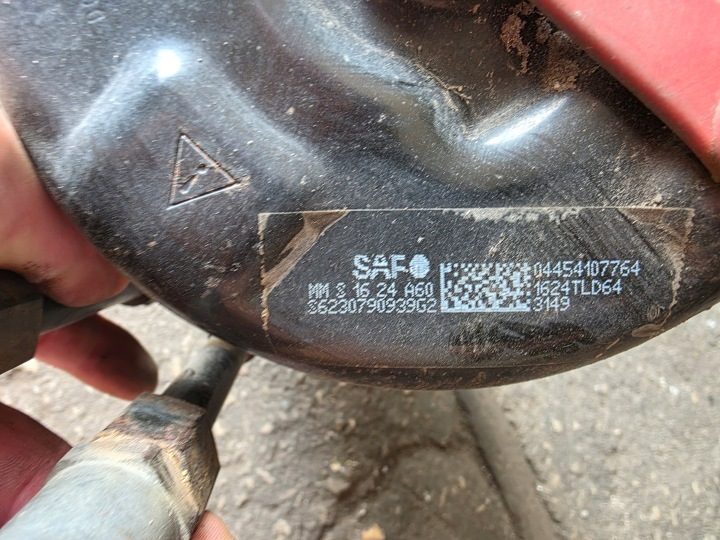 ПРИВОД ТОРМОЗА ПОЛУПРИЦЕПА ОСИ SAF 16/24 OE S6242610718 04454107764, фото 5