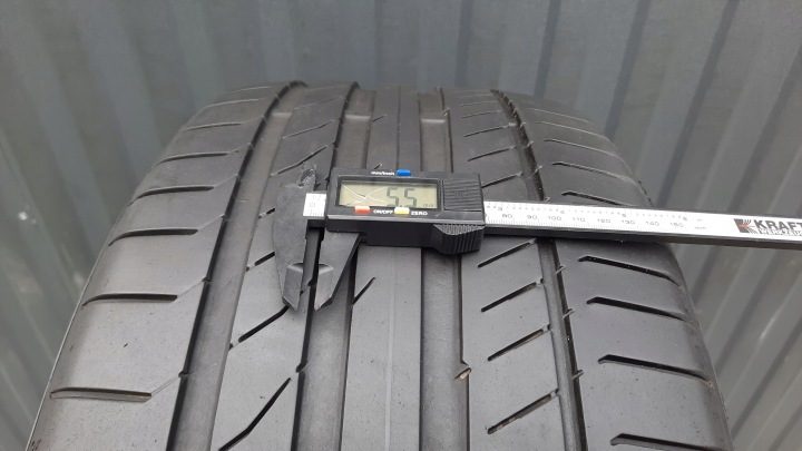Шина летняя Continental SportContact 5 255/40R19 100 Y защита диска, усилитель (XL) AO - Audi, фото 3