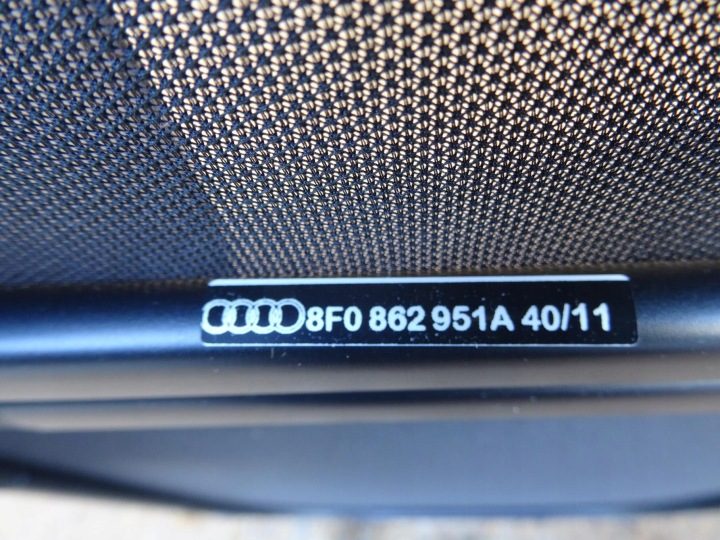 AUDI A5 S5 RS5 8F КАБРИОЛЕТ 07-16 ВЕТРОЗАЩИТНЫЙ ЭКРАН WINDSCHOTT 8F0862951A OEM, фото 10