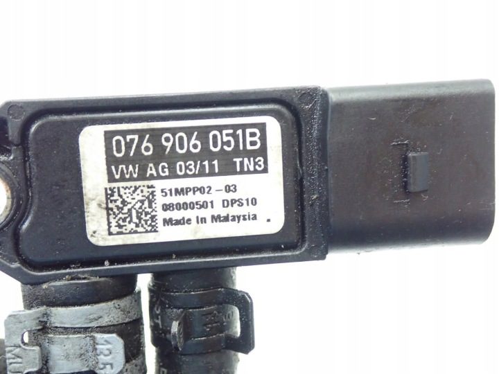 ДАТЧИК ДАВЛЕНИЯ ВЫХЛОПНЫХ ГАЗОВ 076906051B VW CADDY III 2K 1.6 TDI CAY 11 г., фото 5