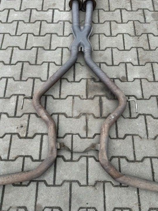 Выхлоп, глушитель, katalizator,exhaust Mercedes SL R230, РЕСТАЙЛИНГ, SL550, OM273,V8, фото 6