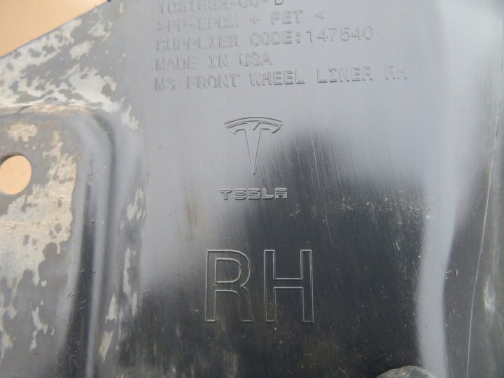 TESLA MODEL 3 ПОДКРЫЛОК ПРАВЫЙ ПЕРЕДНИЙ 1081582-00-D, фото 12