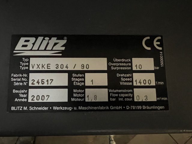 Компрессор масляный Blitz VXKE 304 / 90 l 10 бар, фото 10