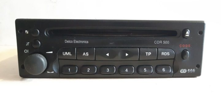 МАГНИТОЛА OPEL CD DELCO 500 ASTRA CORSA VECTRA ZAFIRA OMEGA SINTRA FRONTERA+KOD, фото 1