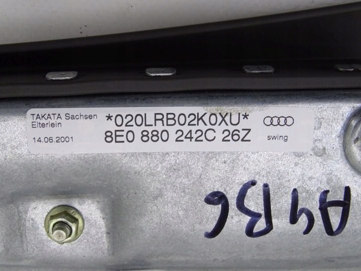 AUDI A4 B6 8E0 00-06 ПОДУШКА БЕЗОПАСНОСТИ СИДЕНЬЯ ПРАВАЯ ПЕРЕДНЯЯ, фото 4