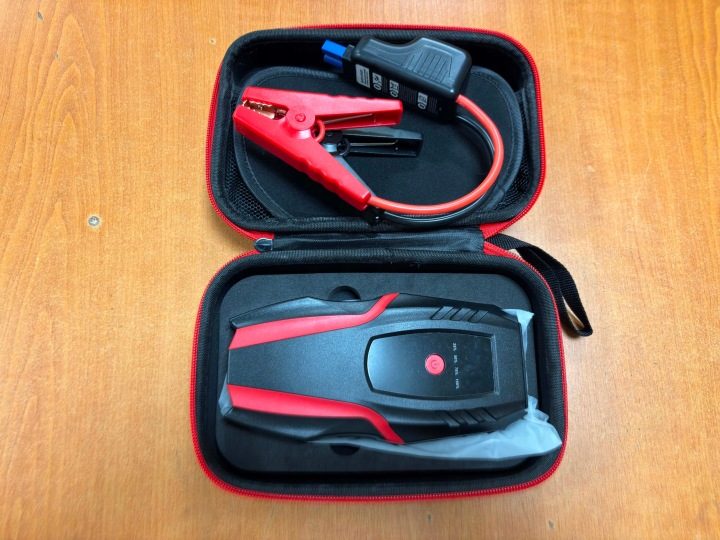 Booster Jump 3 стартер пусковое устройство 600A 12V повербанк 22.2 вт·ч 14.8V 2xUSB, фото 1
