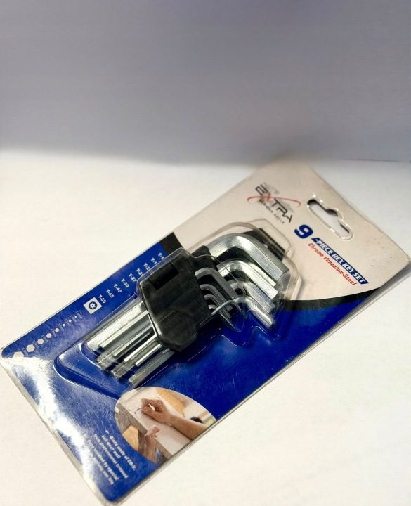 КЛЮЧИ IMBUSOWE HEX KULOWE POWERFIX, фото 1