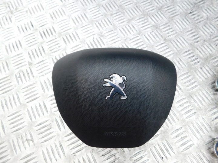 ПАНЕЛЬ КОНСОЛЬ ТОРПЕДО 2x Подушка 2x ремни - PEUGEOT 308 II T9 рестайлинг 13-21, фото 2