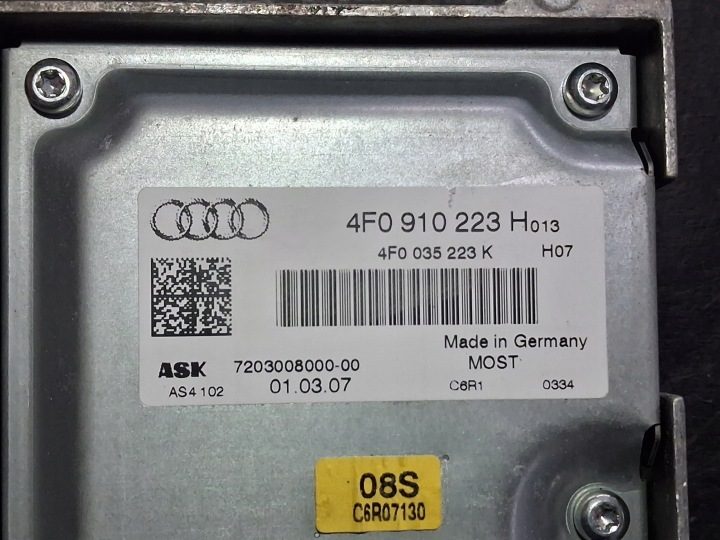 Усилитель Audi A6 C6 4F0910223H 4F0035223K проводка фишка, фото 4