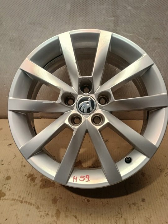 Литой диск Skoda OE 657601025B 6.0" x 16" 5x100 ET 38, фото 1