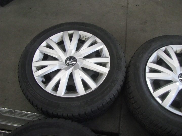 КОЛЕСА СТАЛЬНЫЕ ЗИМА VW 5X112 6,5J16 ET46 + 205/55R16 91H NEXEN КОЛПАКИ, фото 5