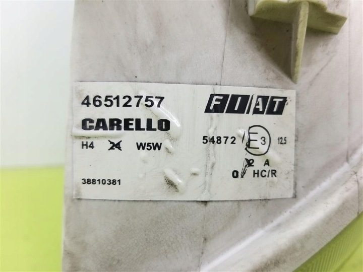 Фара передняя левая Fiat Seicento 1997-2010 CARELLO 46512757, фото 3