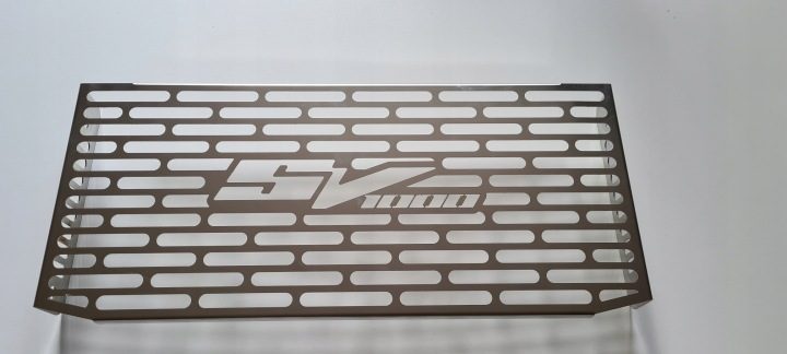 Защита радиатора Suzuki SV 1000 inox, фото 1