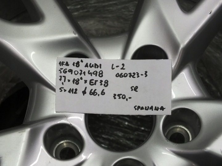 Литой диск Audi OE 4G9071498 7.0" x 18" 5x112 ET 38, фото 16