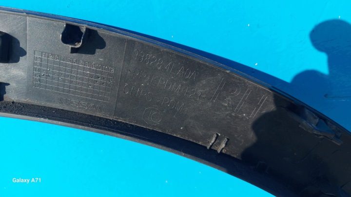 Nissan Qashqai II J11 молдинг крыло правое заднее 938284EA0A, фото 5