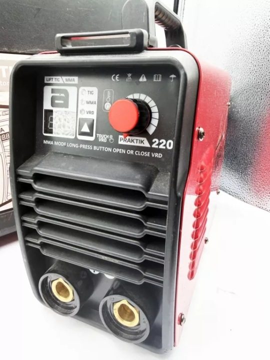 Сварочный инвертор MMA elektrodowa СИНЕРГЕТИКА 230V Идеальная Praktik 220 LED, фото 5