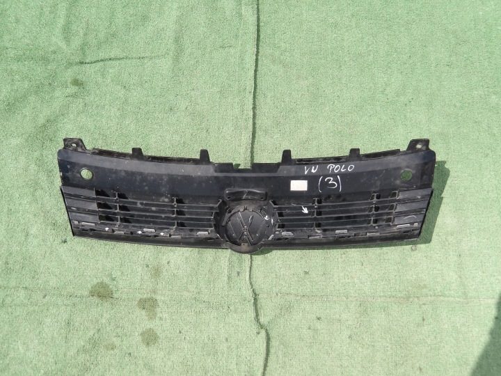 VW POLO V 6R РЕСТАЙЛИНГ 6C 14- РЕШЕТКА РАДИАТОРА ГЛЯНЕЦ AKRYL 6C0853651K 6C0853653F, фото 4