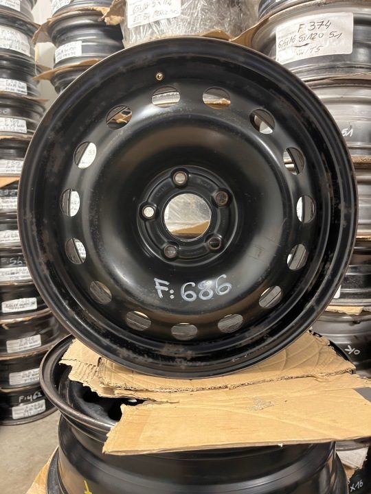 Штампованный диск Fiat OE 0052090714 6.5" x 16" 5x110 ET 40, фото 1