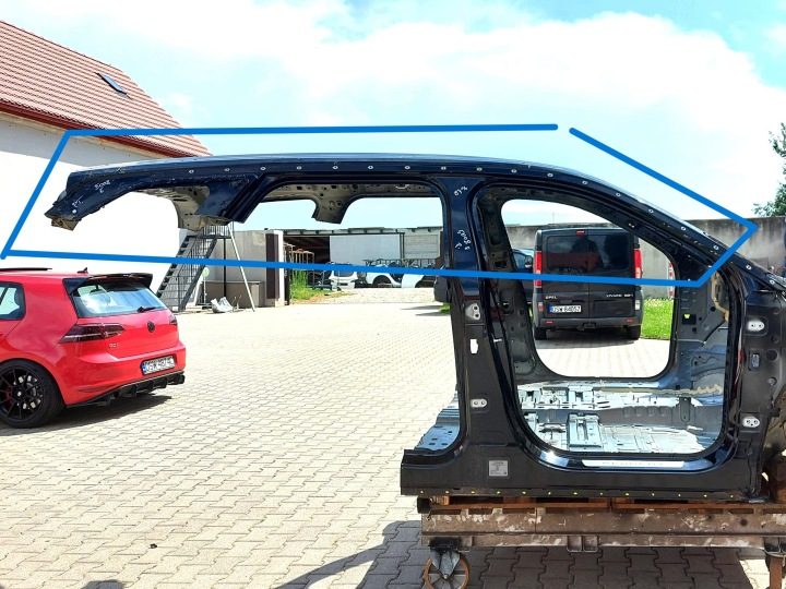 Peugeot 5008 III E5008 крыша обшивка płat крыши черная ktvd, фото 2
